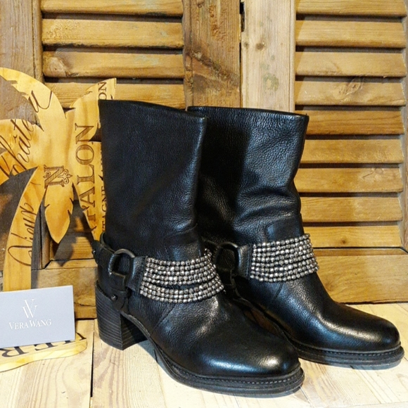 Vera Wang Shoes - SALE!! VERA WANG Natasha Black Leather Boots